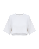 T-SHIRT CROPPED MINIMAL COTTON
