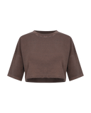 T-SHIRT CROPPED MINIMAL COTTON